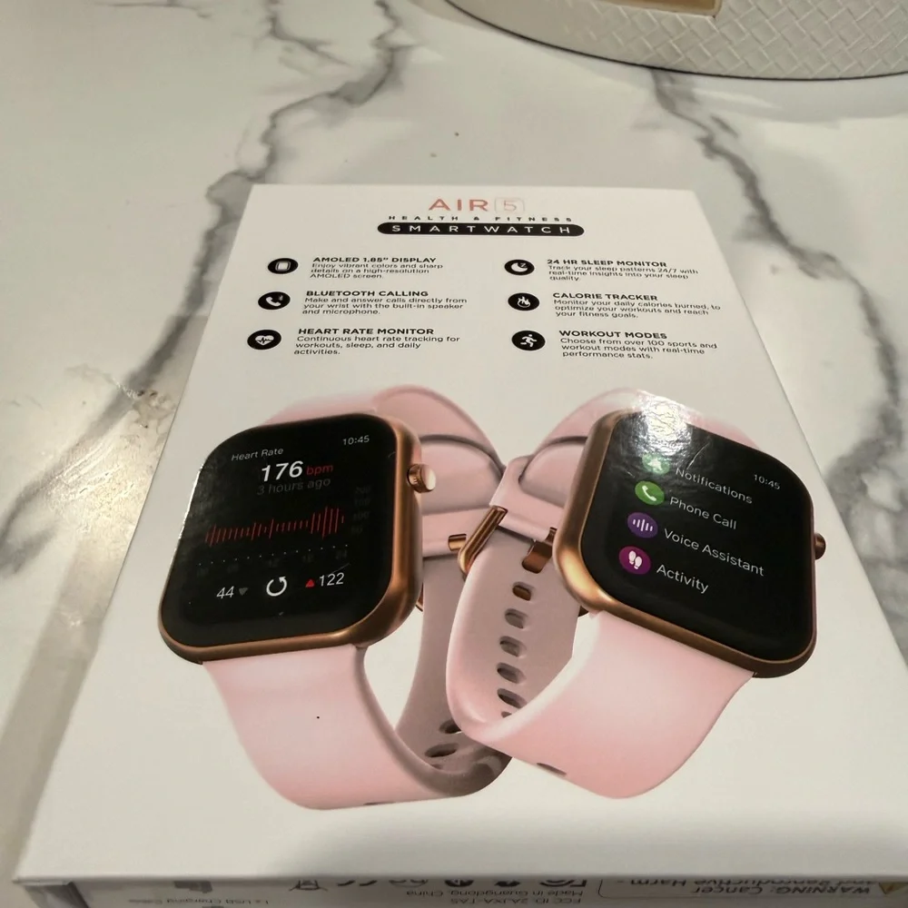 Smartwatch - Elegant Pink and Gold